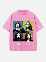 Pink Floyd Print Round Neck T-shirt
