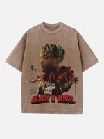 Juice WRLD Print Round Neck T-shirt