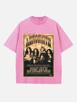Aerosmith Print Round Neck T-shirt