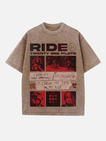 Twenty One Pilots Print Round Neck T-shirt