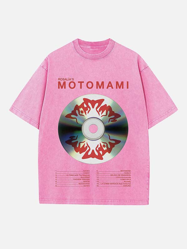 Rosalía Print Round Neck T-shirt