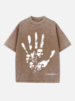 Maroon 5 Print Round Neck T-shirt