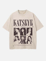 KATSEYE Print Round Neck T-shirt