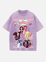 ILLIT Print Round Neck T-shirt