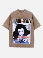 Evanescence Print Round Neck T-shirt