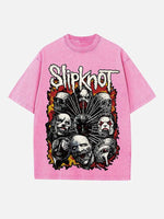 Slipknot Print Round Neck T-shirt