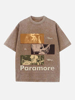 Paramore Print Round Neck T-shirt