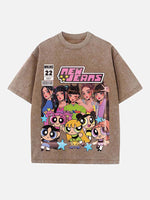 NewJeans Print Round Neck T-shirt