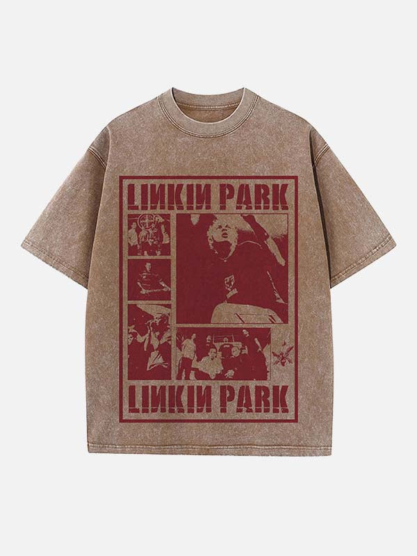 Linkin Park Print Round Neck T-shirt