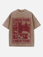 Linkin Park Print Round Neck T-shirt