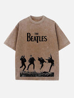 The Beatles Print Round Neck T-shirt