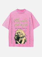 Fleetwood Mac Print Round Neck T-shirt