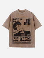 BTS Print Round Neck T-shirt