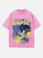 Lorde Print Round Neck T-shirt