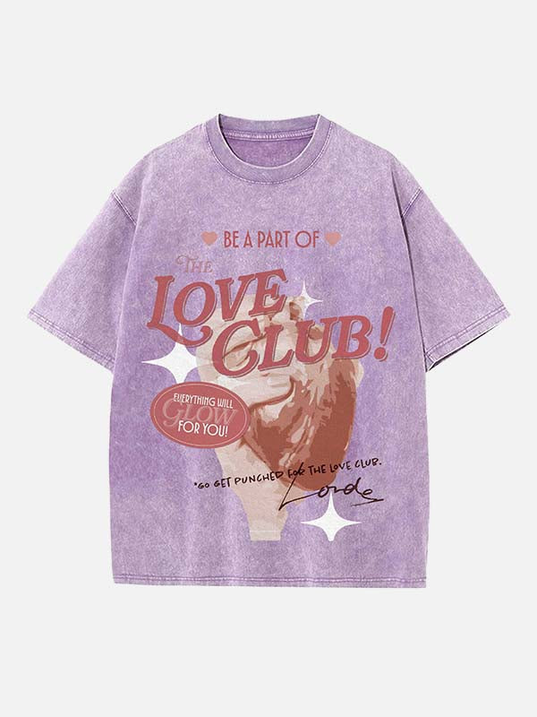 Lorde Print Round Neck T-shirt