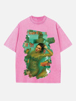 Taylor Swift Print Round Neck T-shirt