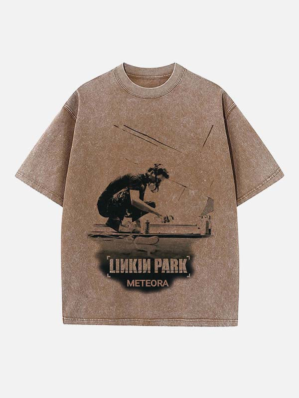 Linkin Park Print Round Neck T-shirt