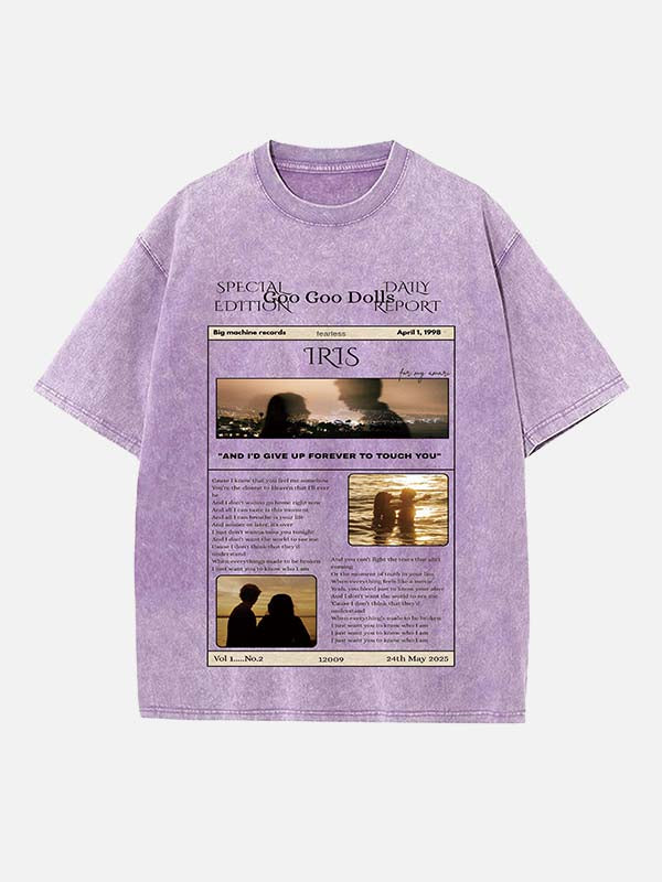The Goo Goo Dolls Print Round Neck T-shirt