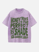 Kendrick Lamar Print Round Neck T-shirt
