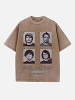 Fall Out Boy Print Round Neck T-shirt