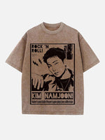 BTS Print Round Neck T-shirt