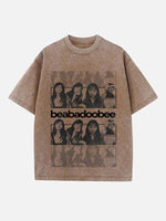 Beabadoobee Print Round Neck T-shirt