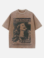 Paramore Print Round Neck T-shirt