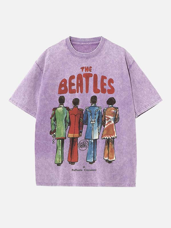 The Beatles Print Round Neck T-shirt