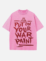 Fall Out Boy Print Round Neck T-shirt