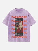 Paramore Print Round Neck T-shirt