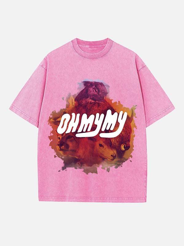 OneRepublic Print Round Neck T-shirt