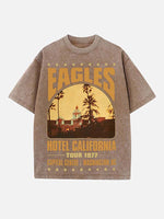 Eagles Print Round Neck T-shirt