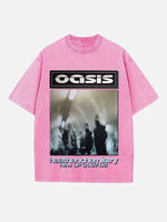 Oasis Print Round Neck T-shirt