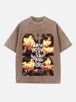 Beabadoobee Print Round Neck T-shirt