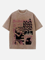 Beabadoobee Print Round Neck T-shirt
