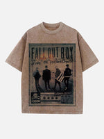 Fall Out Boy Print Round Neck T-shirt