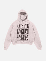 KATSEYE Print Slant Pockets Hoodie