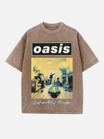 Oasis Print Round Neck T-shirt