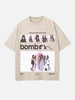 ILLIT Print Round Neck T-shirt