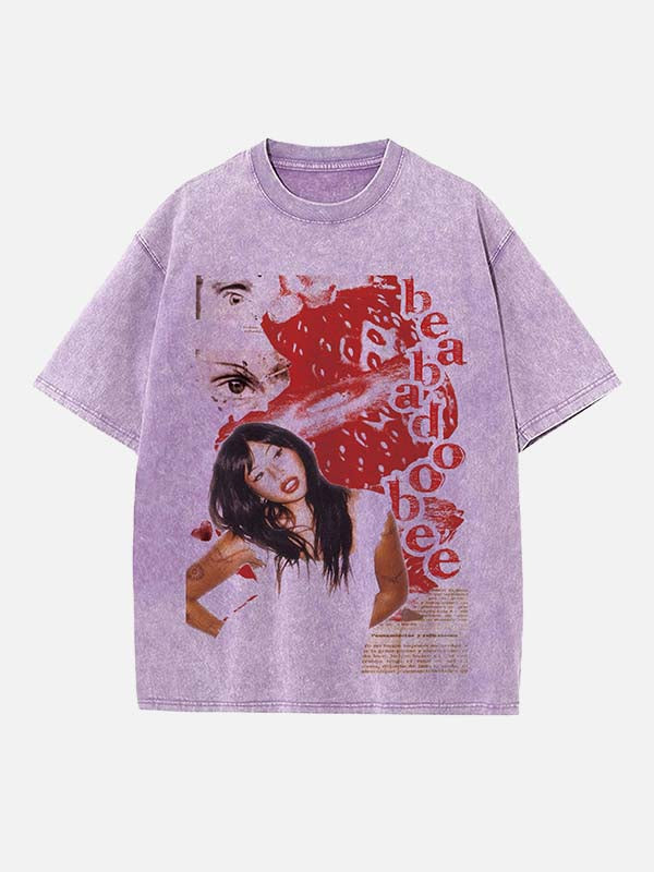 Beabadoobee Print Round Neck T-shirt