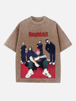 Limp Bizkit Print Round Neck T-shirt
