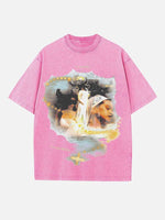 Rosalía Print Round Neck T-shirt