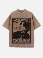 BTS Print Round Neck T-shirt