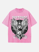 Deftones Print Round Neck T-shirt