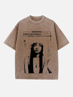 PinkPantheress Print Round Neck T-shirt