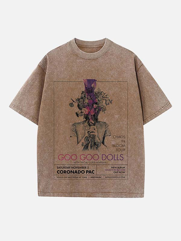 The Goo Goo Dolls Print Round Neck T-shirt