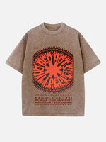 Red Hot Chili Peppers Print Round Neck T-shirt