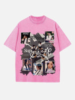 ILLIT Print Round Neck T-shirt