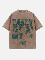 NewJeans Print Round Neck T-shirt