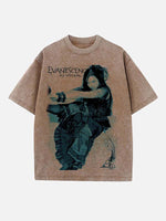 Evanescence Print Round Neck T-shirt